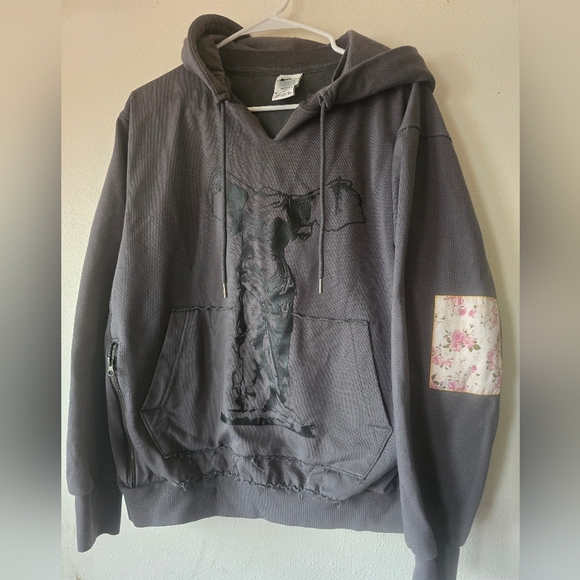 Nike Other - Nike Charcoal Graphic Men's Med Hoodie